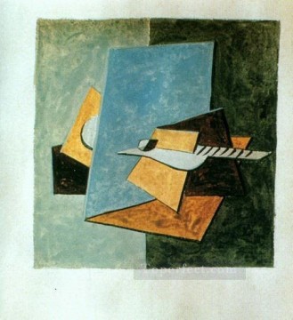 抽象的かつ装飾的 Painting - Guitare1 1912 キュビズム